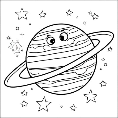 Happy planet and stars